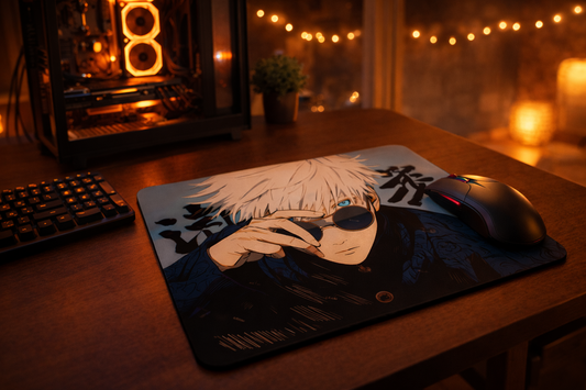Gojo Mouse Pad β Premium Anime Desk Accessory (9 Γ 7.5 Inches)