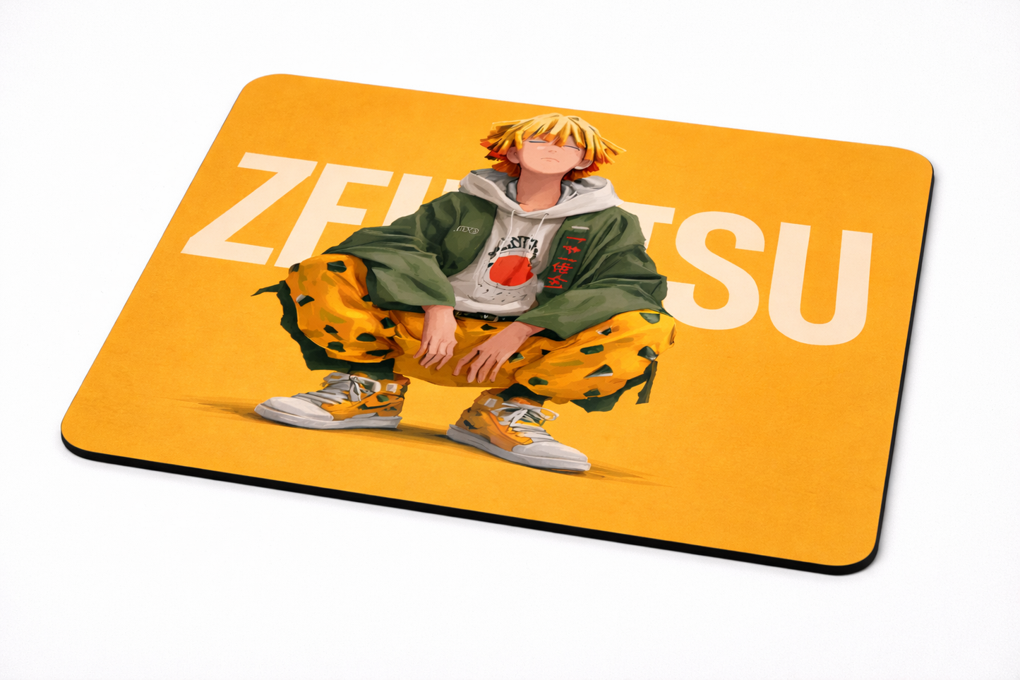 Zenitsu Agatsuma Mouse Pad – Premium Anime Desk Accessory (9 × 7.5 Inches)