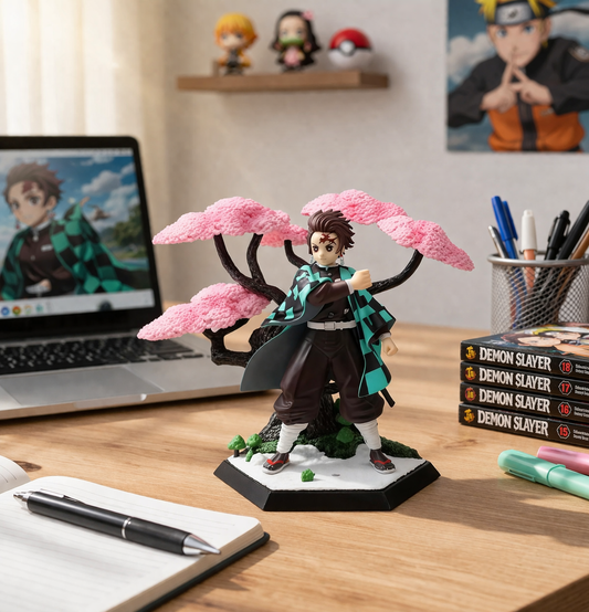 Tanjiro Kamado 19cm Premium Anime Figure – Demon Slayer Collector’s Edition