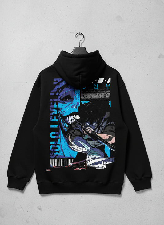 Sung Jinwoo From Solo Leveling Inspired Hoodie