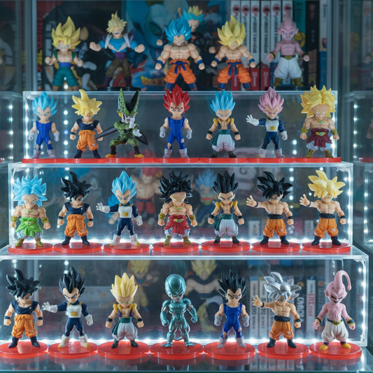 Dragon Ball Ultimate 21-Piece Figure Collection | Power Up Your Display