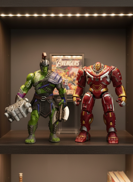 Marvel Gladiator Hulk vs Hulkbuster Action Figure Set | 18 cm Edition