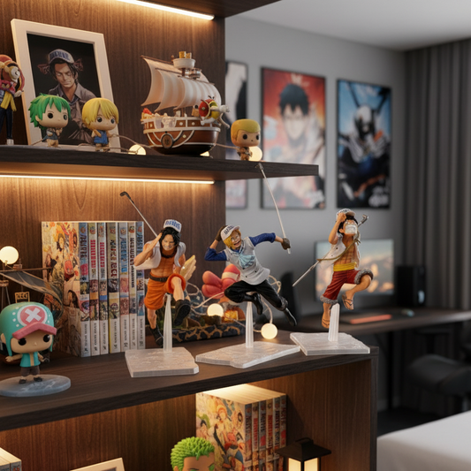 One Piece Marine Brothers 3-Figure Set (16cm) – Relive the Legacy of Ace, Sabo & Luffy!