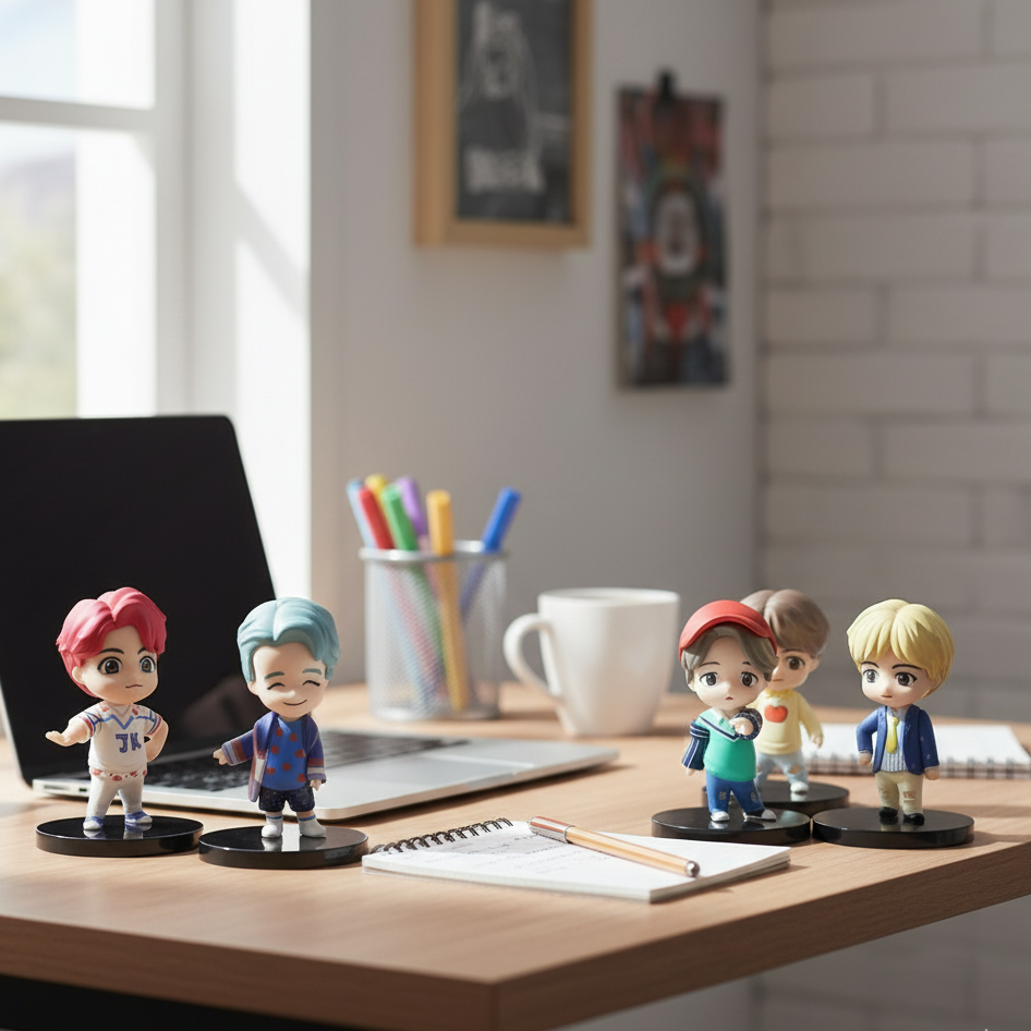 BTS Chibi Idol Deluxe Figure Set | 12 cm Premium Edition
