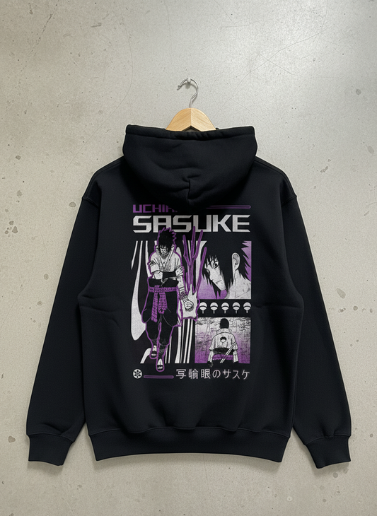 Sasuke Uchiha from Naruto Inspired Hoodie