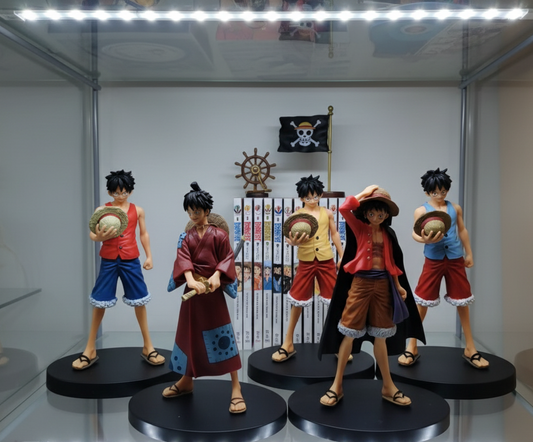 one Piece Luffy Ultimate 5-Figure Set (17cm) – Unleash the Pirate King’s Spirit!