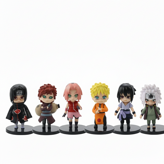 Naruto Mini 12-Figure Set (8cm) – The Ultimate Ninja Squad in Adorable Style!