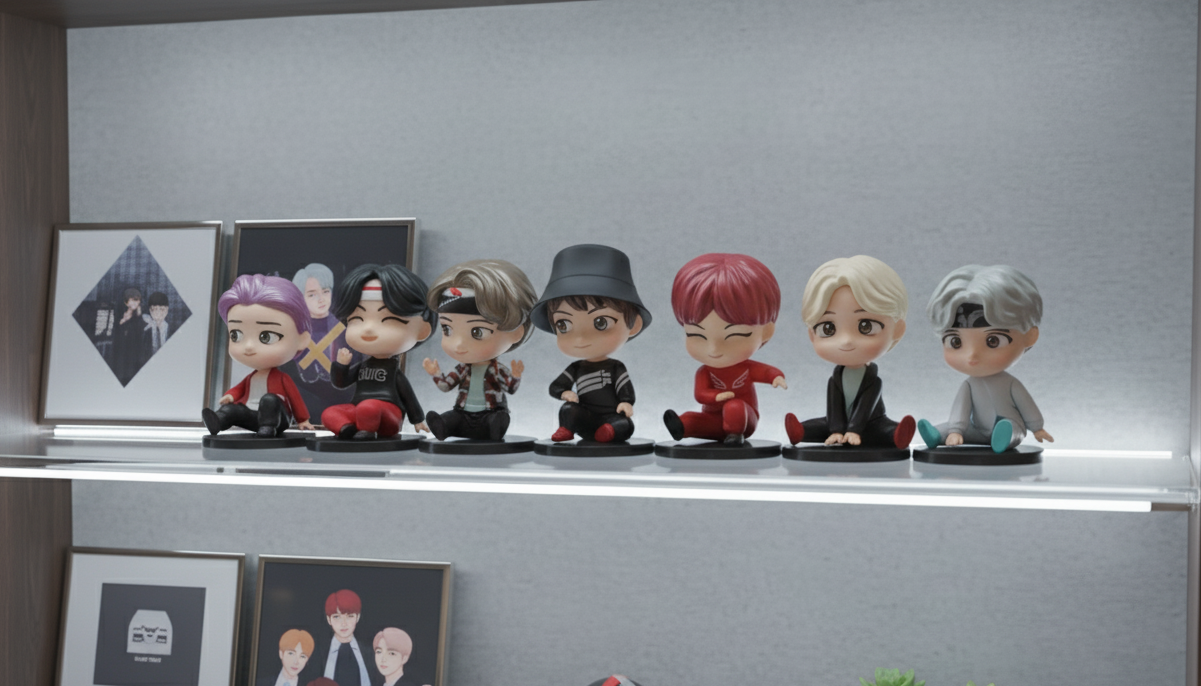 BTS Chibi Idol Mini Figure Set | 7 cm Limited Edition Collection