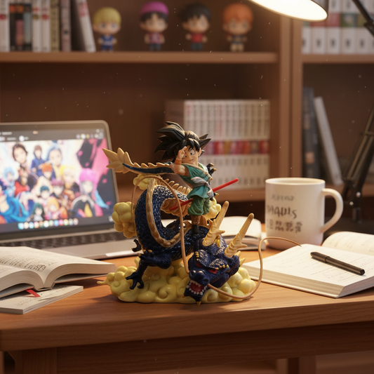 Dragon Ball Kid Goku Riding Shenron 15cm Figure | Premium Anime Collectible Statue