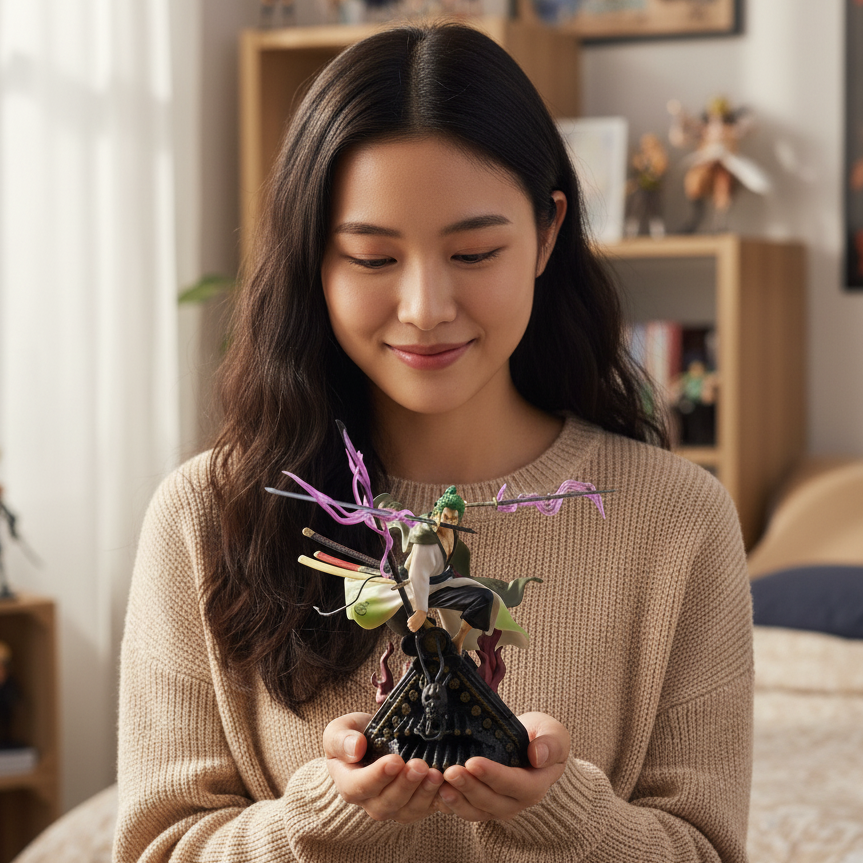 One Piece – Roronoa Zoro “Asura Awakening” Figure (25cm, Dual Upper Body Edition)