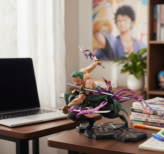One Piece – Roronoa Zoro “Santoryu Slash Burst” Figure (18cm)