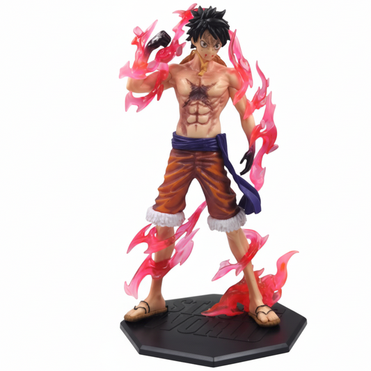 One Piece – Monkey D. Luffy Fire Aura Figure (24cm) | Limited Edition Collectible