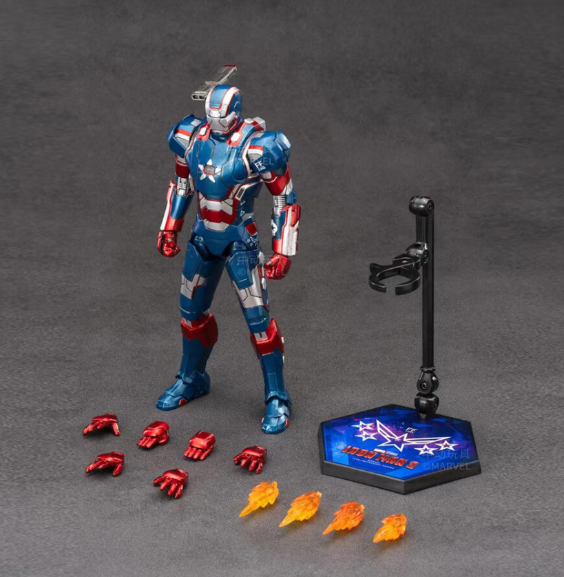 Original ZD Collection β Iron Patriot Premium Figure (With Official Box)