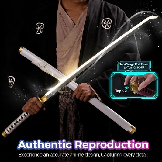 One Piece – Ready Wado Ichimonji LED – Roronoa Zoro Anime Cosplay Katana/Sword