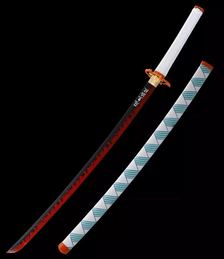 Demon Slayer – Ready Kyojuro Rengoku Nichirin Wooden – Anime Cosplay Katana/Sword