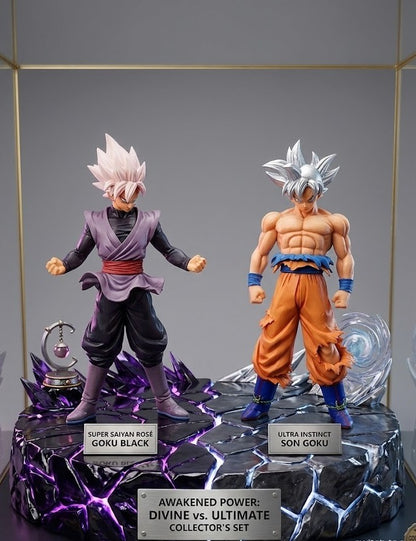 Dragon Ball Z Goku UI & Goku Black Action Figure Set – 18CM Anime PVC Collectibles