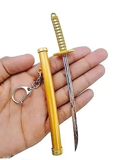 Golden Katana Keychain – Mini Sword Edition