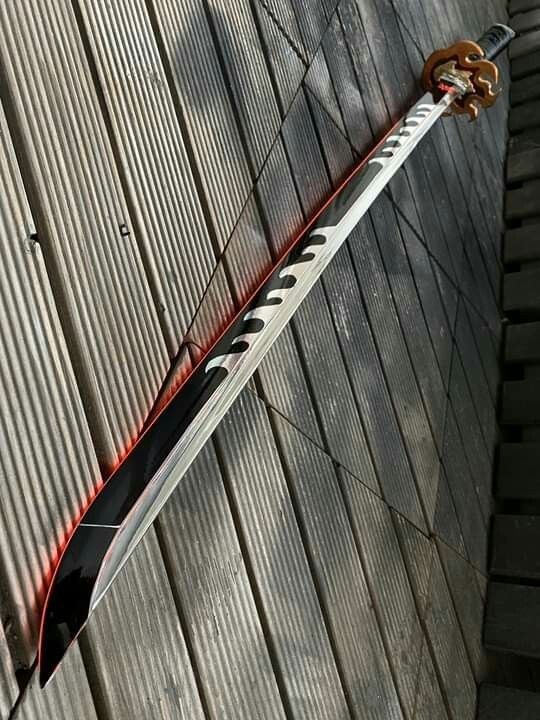 Demon Slayer – Ready Tanjiro Kamado wooden – Nichirin Anime Cosplay Katana/Sword