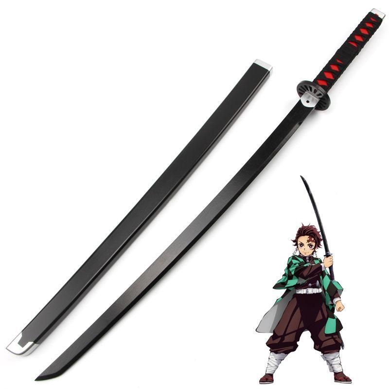 Demon Slayer – Ready Tanjiro Kamado wooden – Nichirin Anime Cosplay Katana/Sword