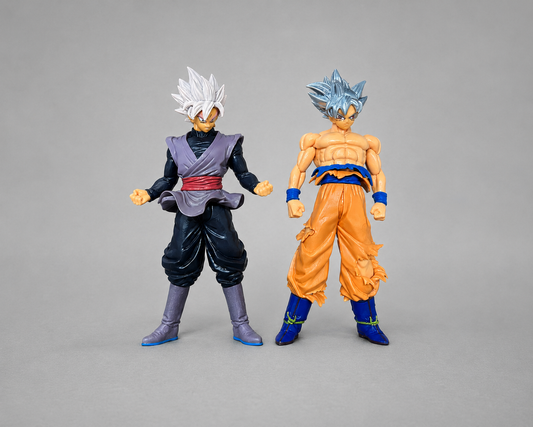 Dragon Ball Z Goku UI & Goku Black Action Figure Set – 18CM Anime PVC Collectibles