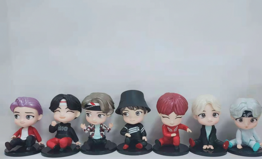 BTS Chibi Idol Mini Figure Set | 7 cm Limited Edition Collection