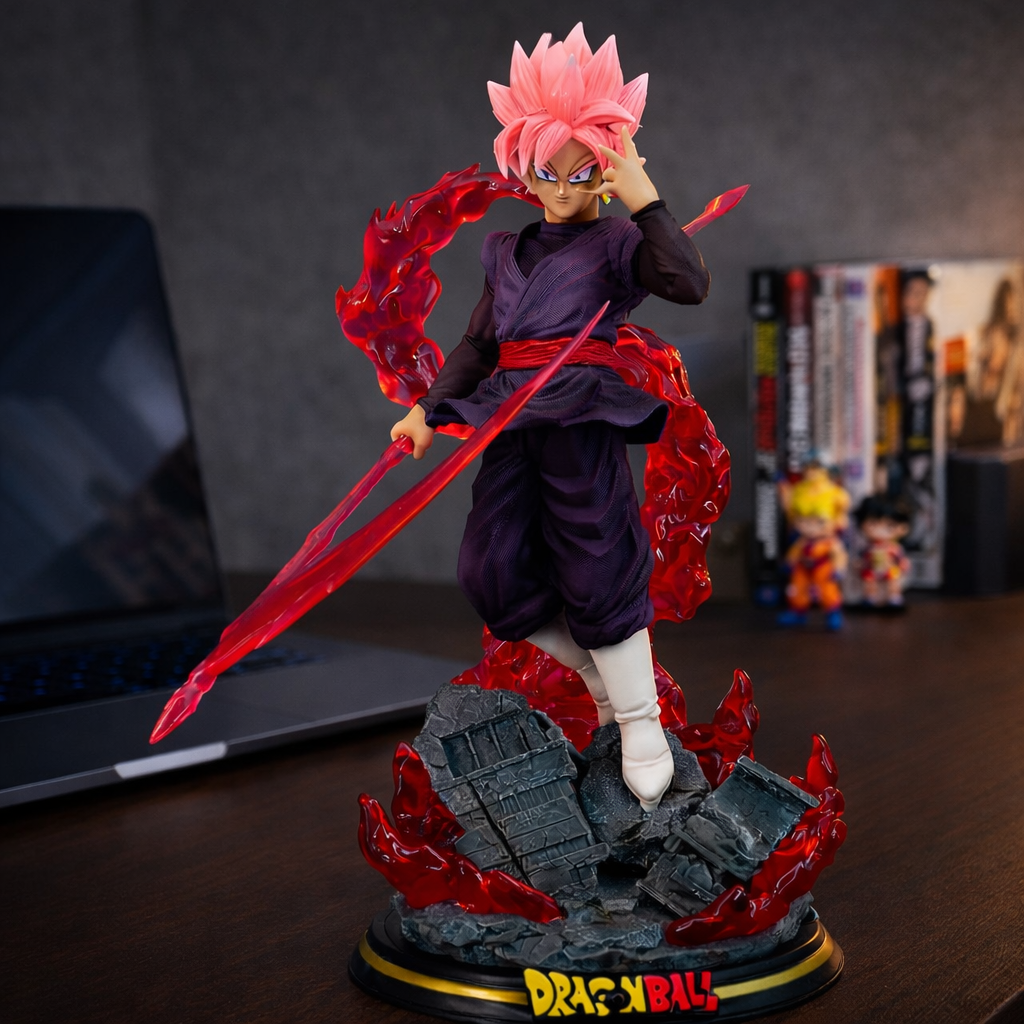 Super Saiyan Rose Goku Black Energy Blade Figure – 27cm LED Light Display Edition