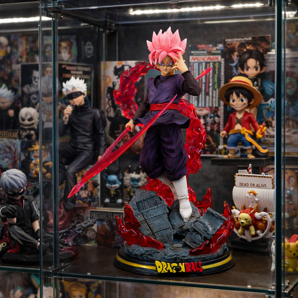 Super Saiyan Rose Goku Black Energy Blade Figure – 27cm LED Light Display Edition