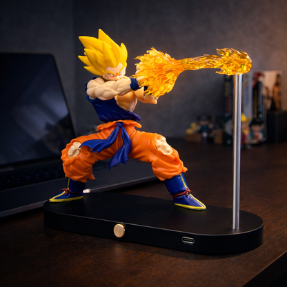 Super Saiyan Goku Energy Blast Figure – 16cm LED Light Display Edition