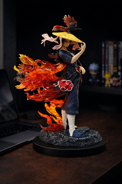 Itachi Uchiha Crow Illusion Flame Figure – 26cm Premium Display Edition