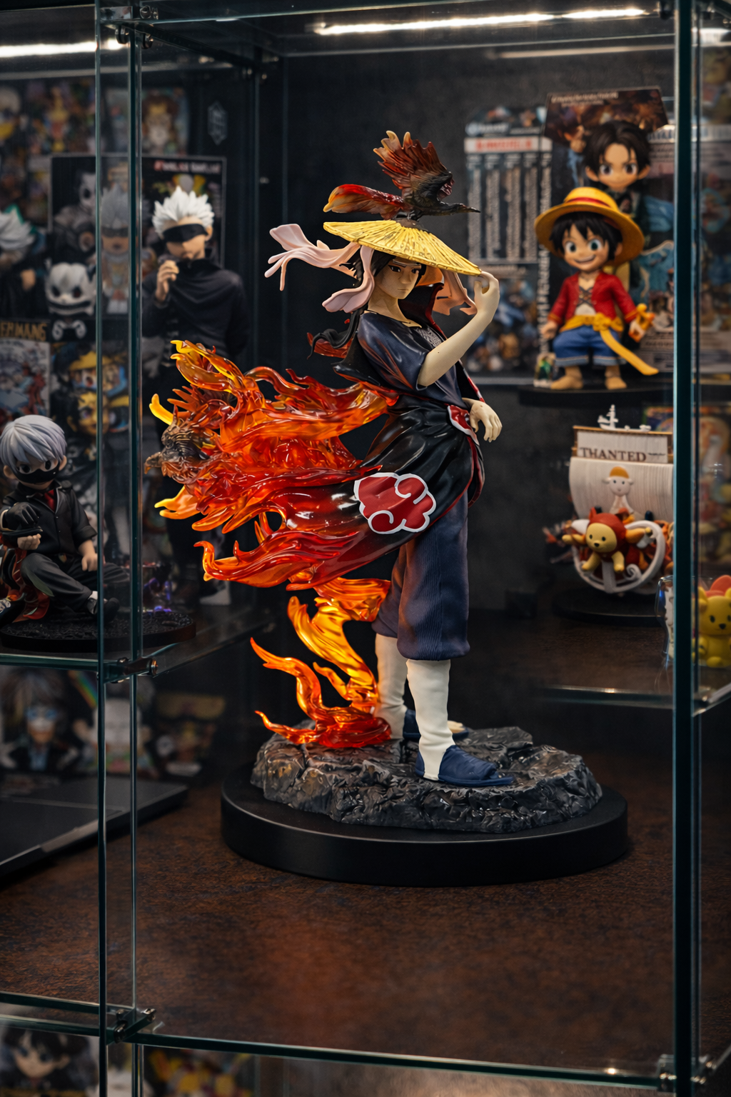 Itachi Uchiha Crow Illusion Flame Figure – 26cm Premium Display Edition