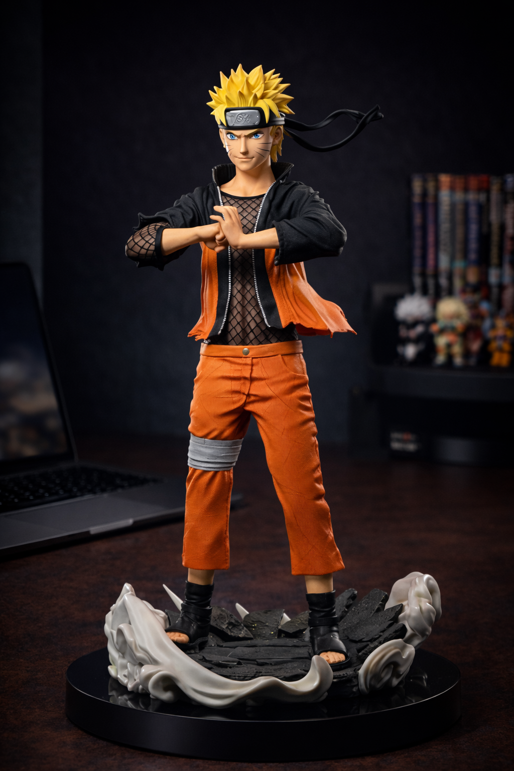 Naruto Uzumaki Hand Sign Battle Pose Figure – 20cm Premium Display Edition