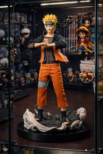 Naruto Uzumaki Hand Sign Battle Pose Figure – 20cm Premium Display Edition