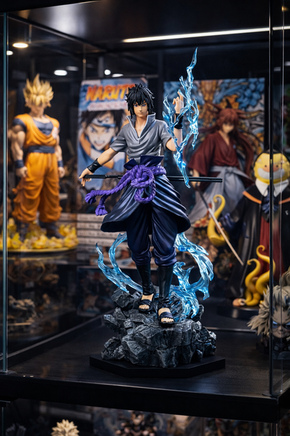 Sasuke Uchiha Lightning Control Pose Figure – 24cm Premium Display Edition