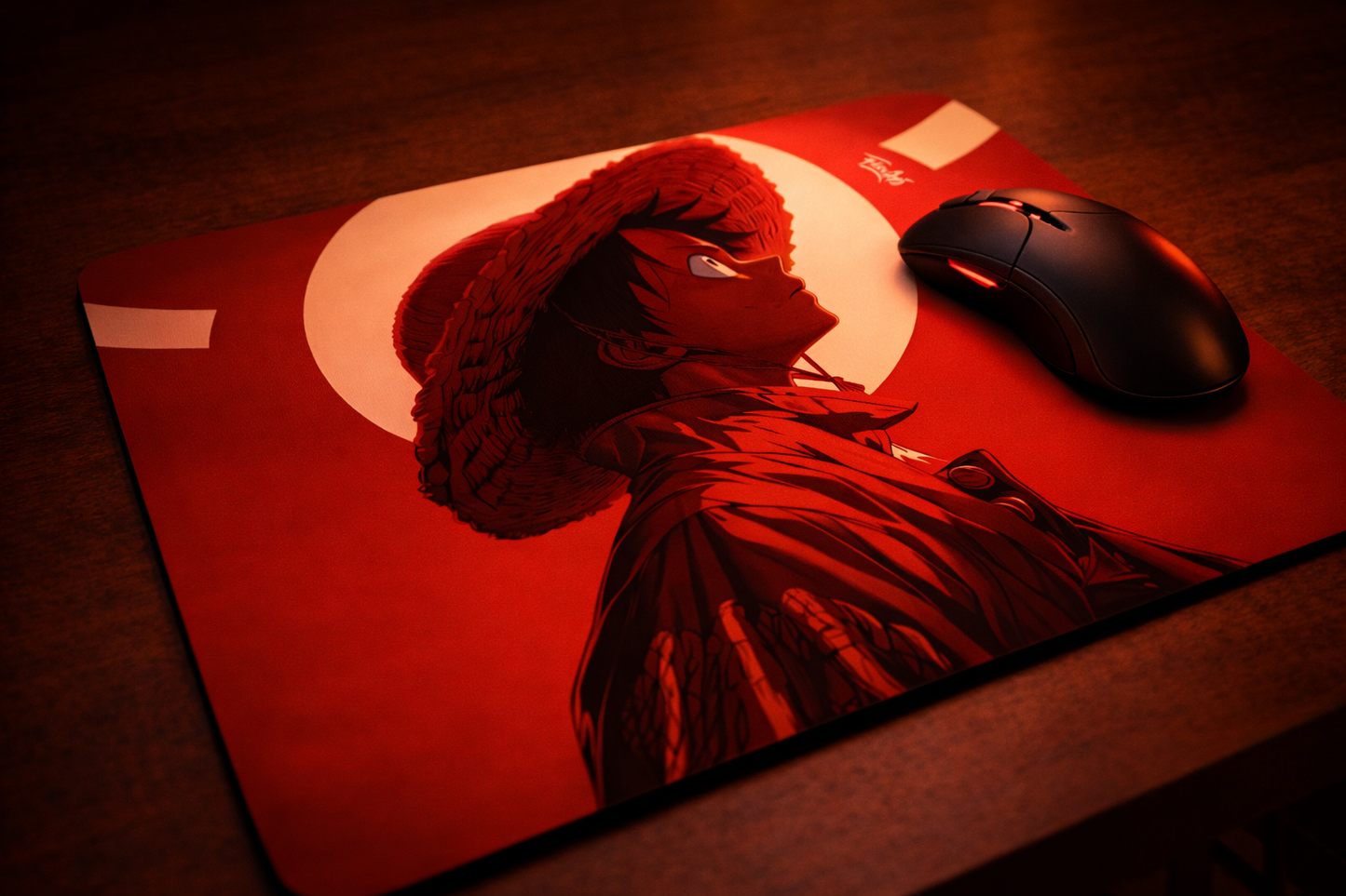 Luffy Mouse Pad – Premium Anime Desk Accessory (9 × 7.5 Inches)