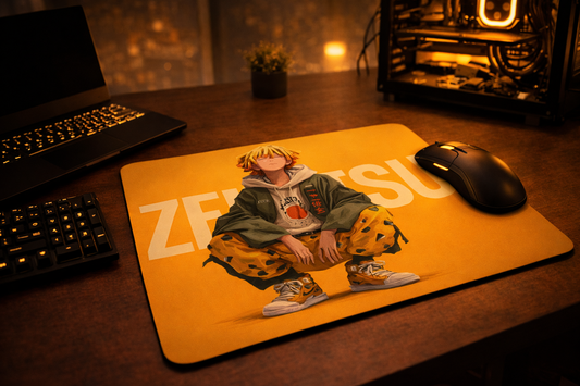 Zenitsu Agatsuma Mouse Pad – Premium Anime Desk Accessory (9 × 7.5 Inches)