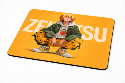 Zenitsu Agatsuma Mouse Pad – Premium Anime Desk Accessory (9 × 7.5 Inches)