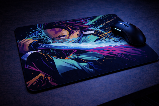 Tanjiro Kamado Mouse Pad – Premium Anime Desk Accessory (9 × 7.5 Inches)