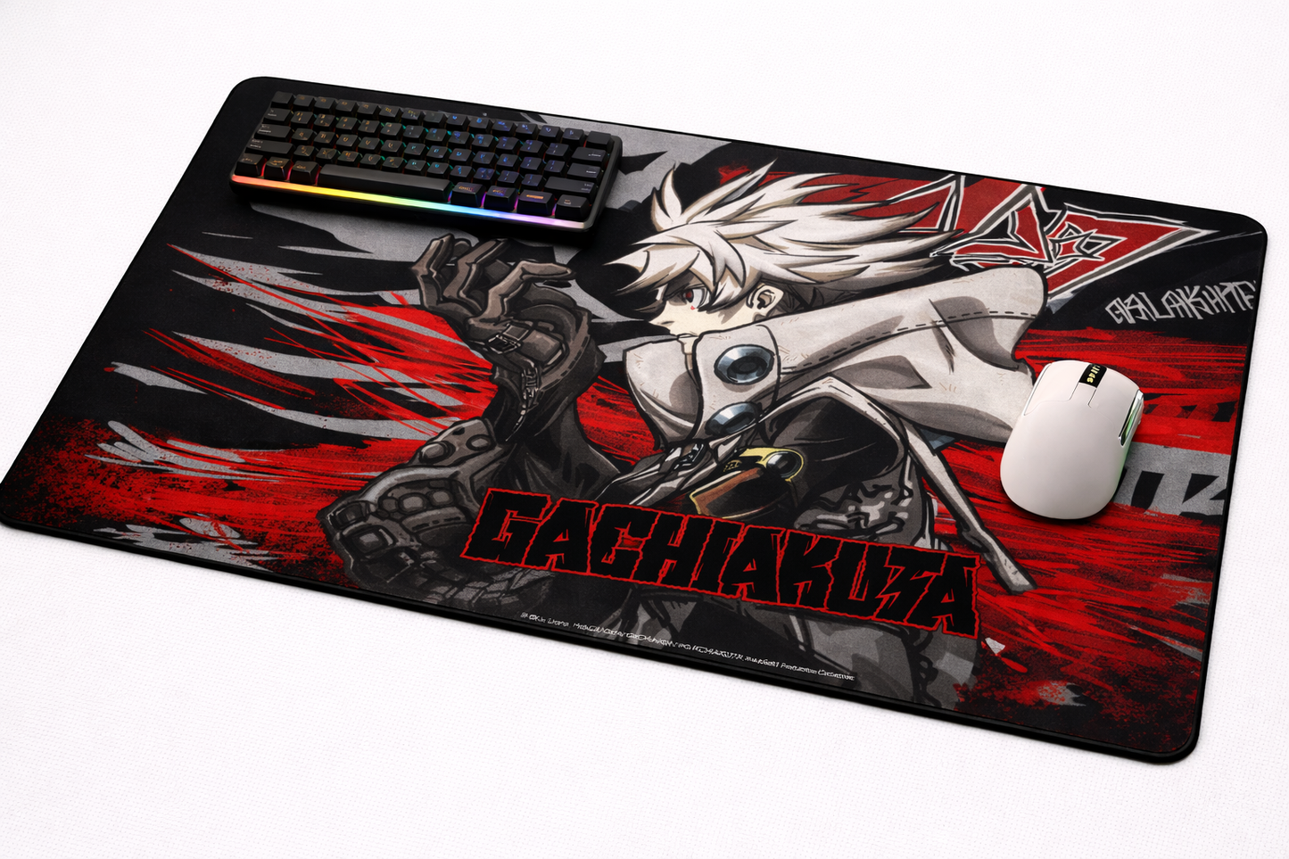 Gachiakuta Battle Style Desk Mat – XL Anime Gaming Mouse Pad (12 × 23 Inches)
