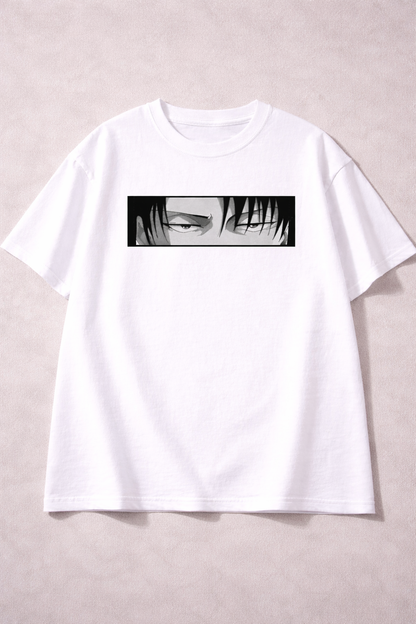 Oversized Levi Ackerman Elite Soldier Anime Graphic T-Shirt