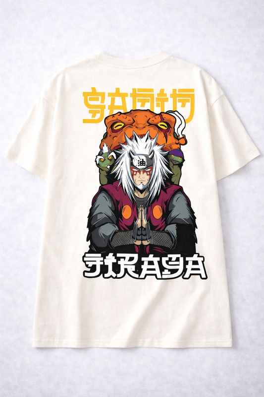 Oversized Jiraiya Sage Master Anime Graphic T-Shirt