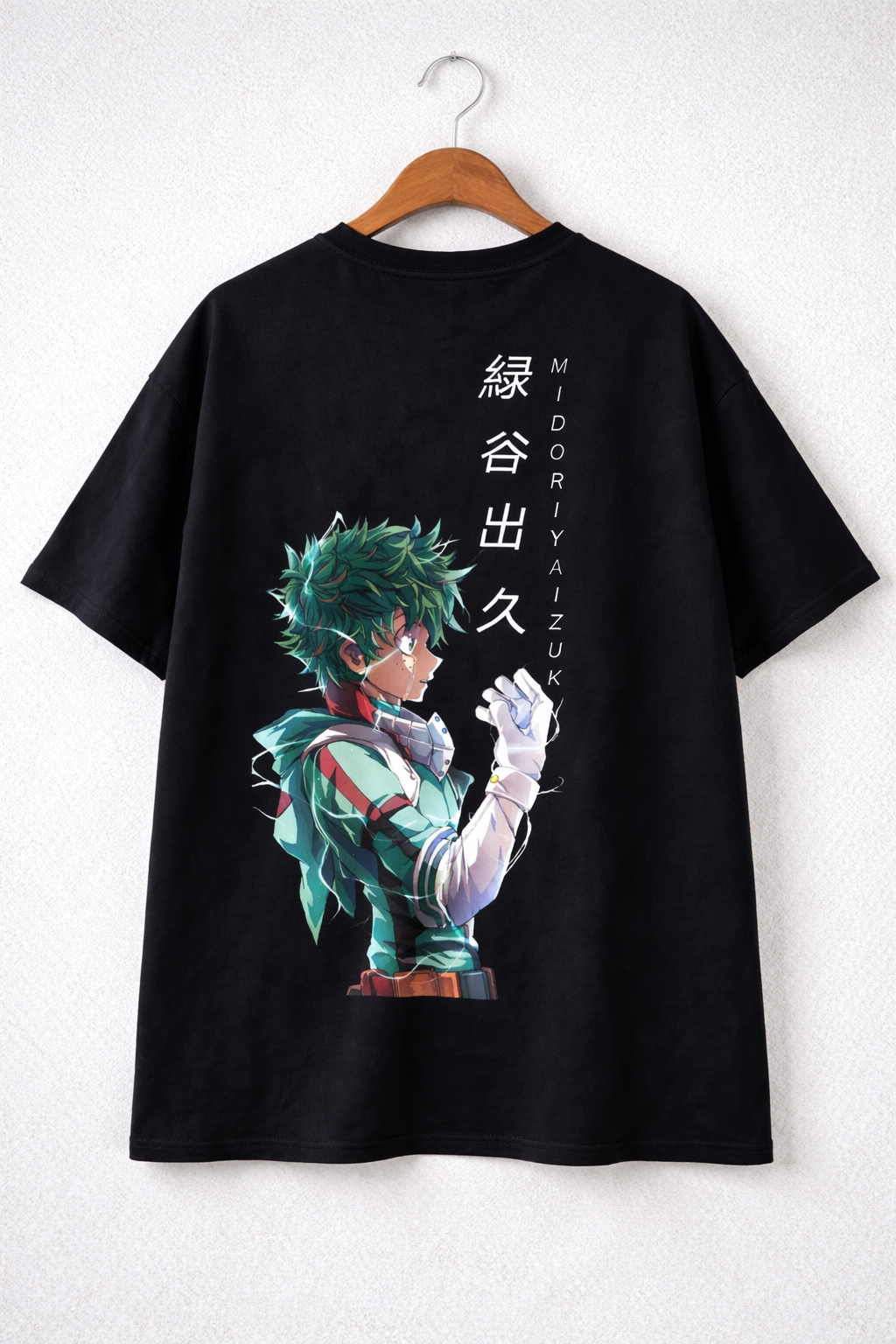Oversized Izuku Midoriya “Deku” Hero Anime Graphic T-Shirt
