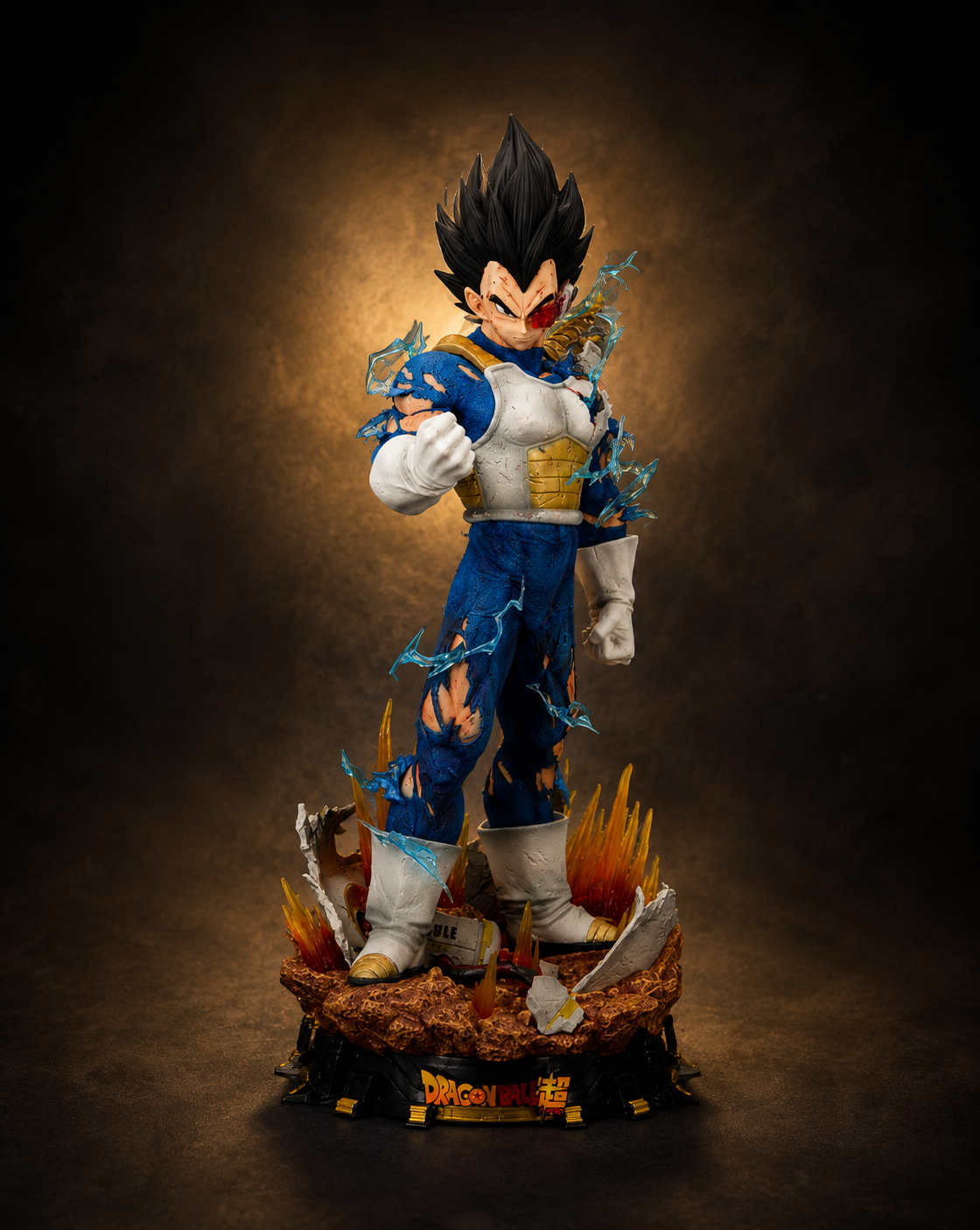 Vegeta Battle Armor LED Figure – 23cm Premium Dragon Ball Collectible Statue