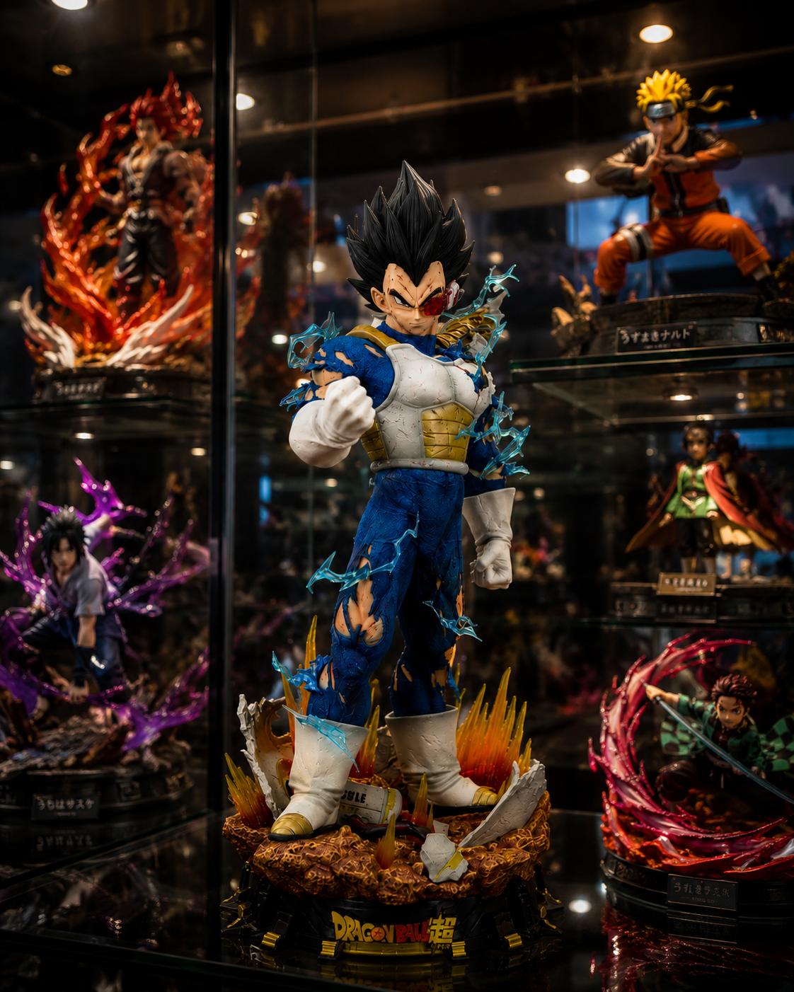 Vegeta Battle Armor LED Figure – 23cm Premium Dragon Ball Collectible Statue