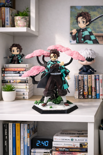 Tanjiro Kamado 19cm Premium Anime Figure – Demon Slayer Collector’s Edition