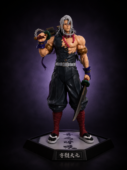 30cm Tengen Uzui Sound Hashira Dual Blade Figure