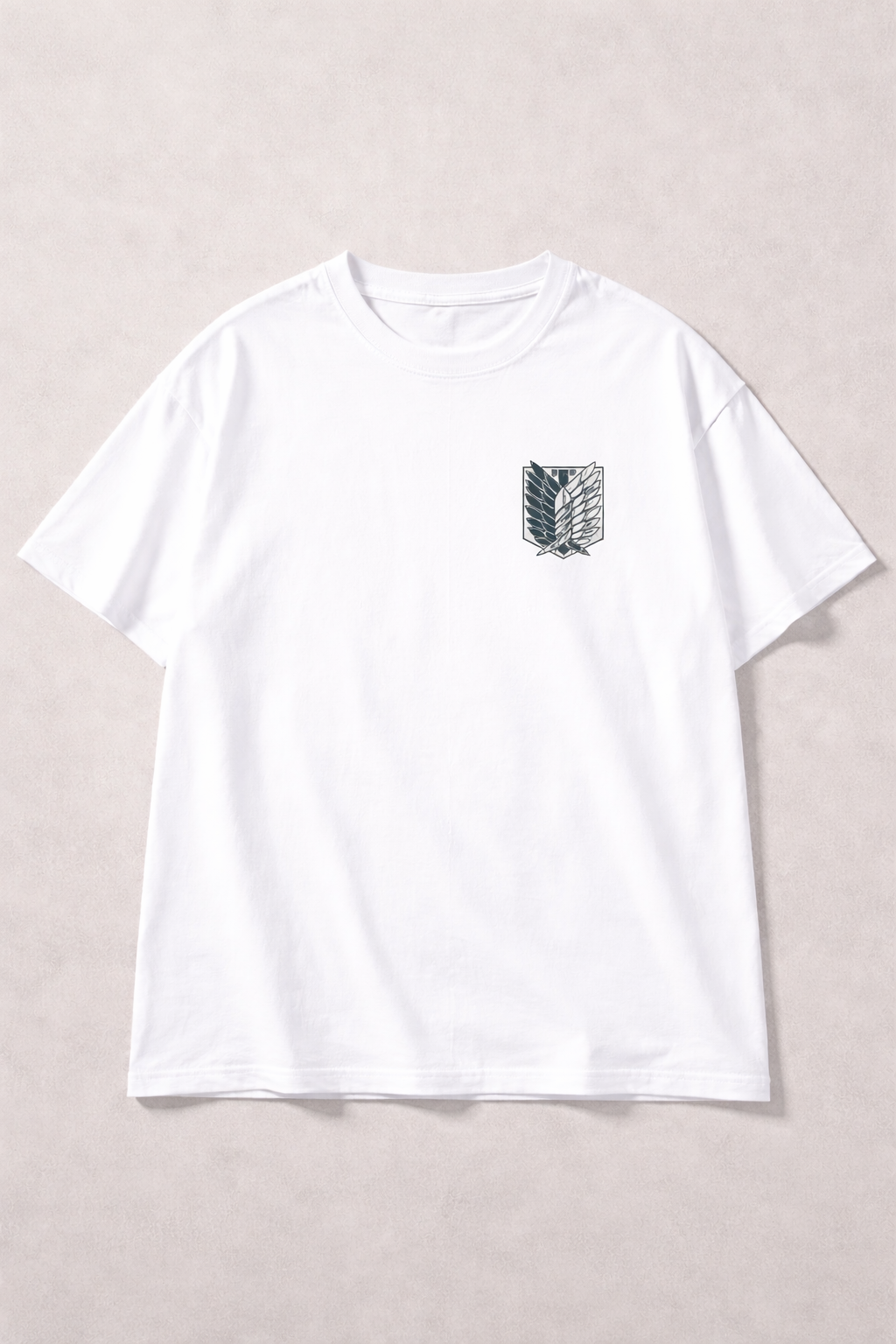 Oversized Mikasa Ackerman Minimalist Anime Graphic T-Shirt