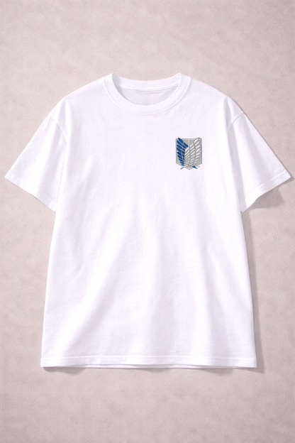 Oversized Eren Yeager Split Titan Anime Graphic T-Shirt
