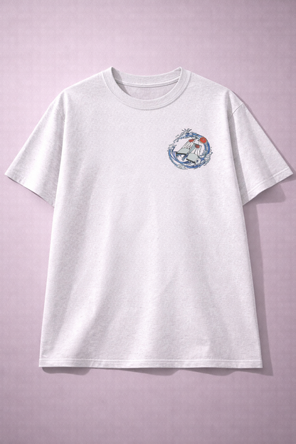 Oversized Tanjiro Kamado Flame Style Anime Graphic T-Shirt