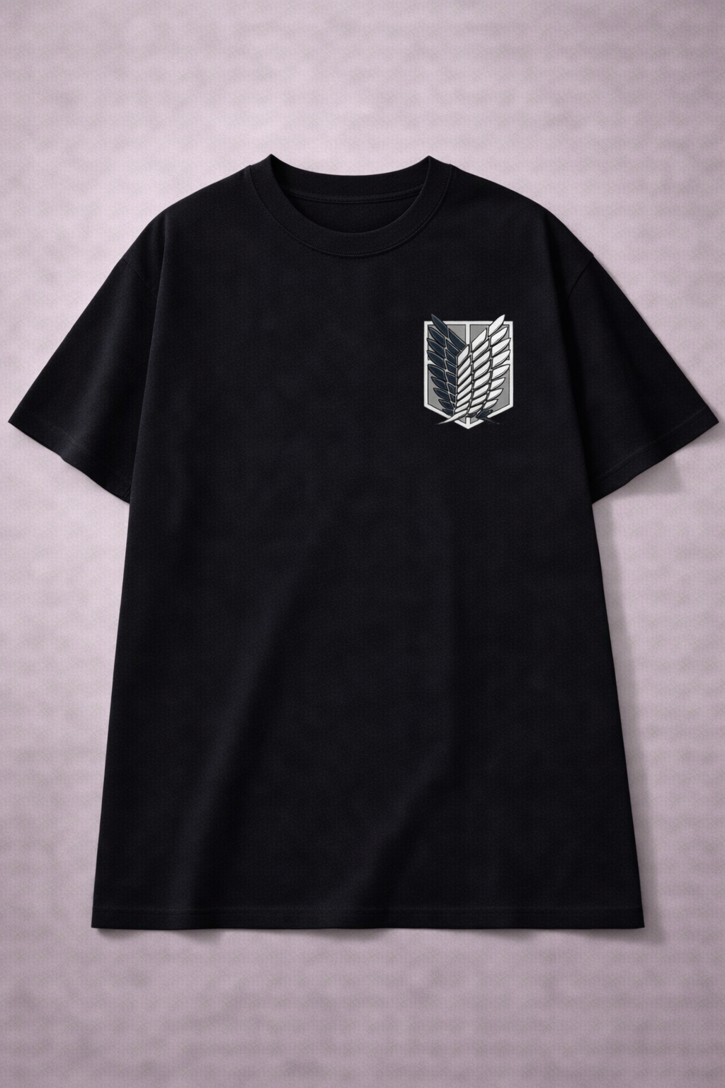 Oversized Mikasa Ackerman Dark Anime Graphic T-Shirt