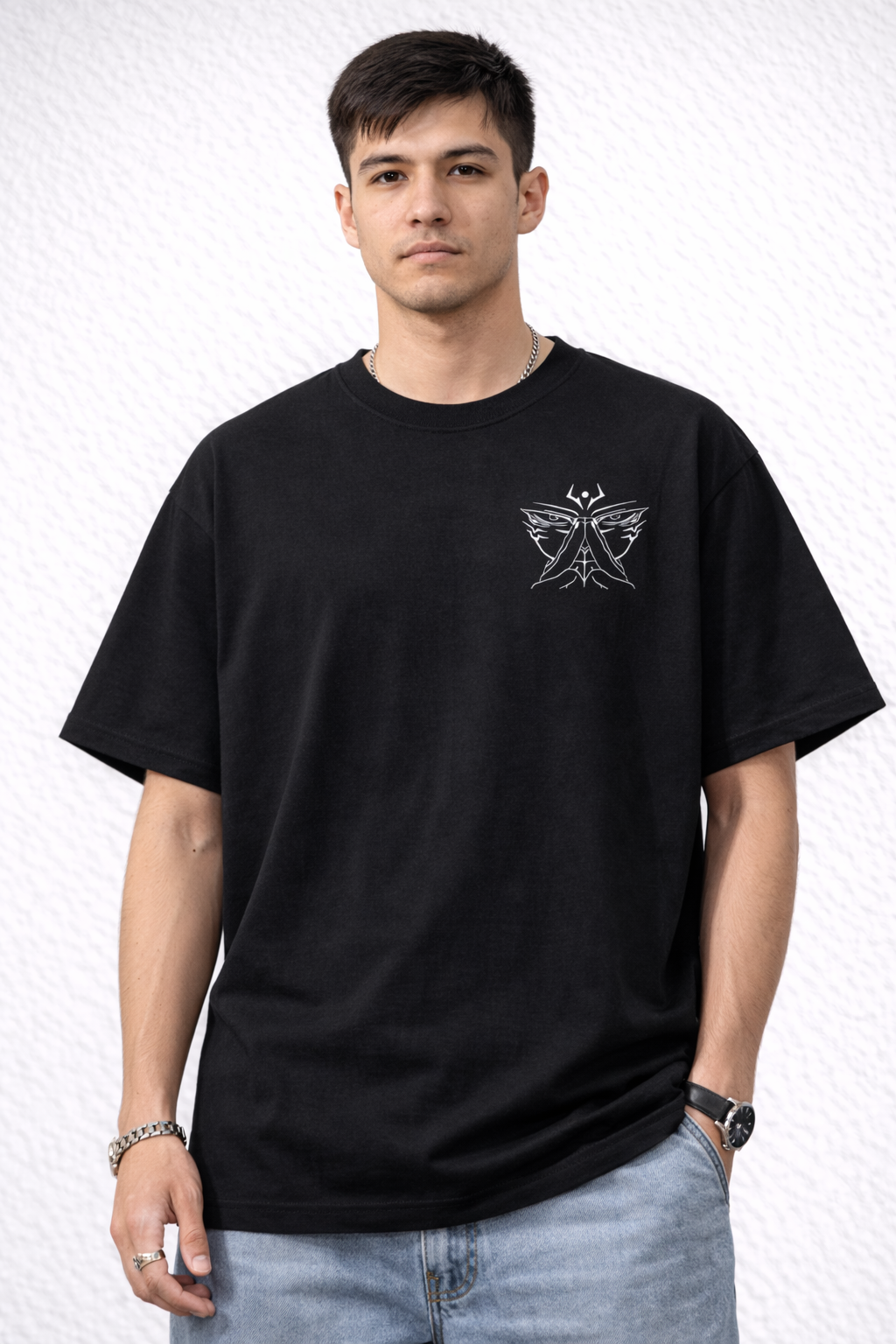 Oversized Ryomen Sukuna King of Curses Anime Graphic T-Shirt